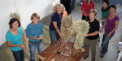 Vorbereitungen für das Erntedankfest