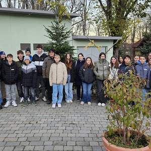 Warten auf den Bus nach Purbach