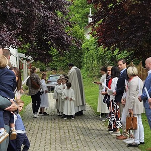 Spalier vor dem Einzug