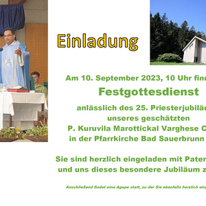 25jähriges Priesterjubiläum